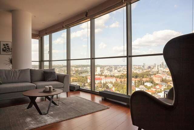 Апартаменты Luxury Panoramic Vilnius apartment Вильнюс-23